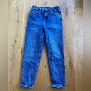 Topshop Blue Ankle Jeans